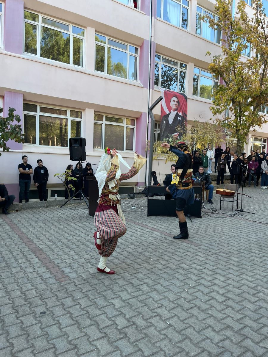 Commemoration Ceremony for Atatürk at Our Vocational School